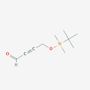 molecular formula C10H18O2Si B3386792 2-Butynal, 4-[[(1,1-dimethylethyl)dimethylsilyl]oxy]- CAS No. 75859-97-1