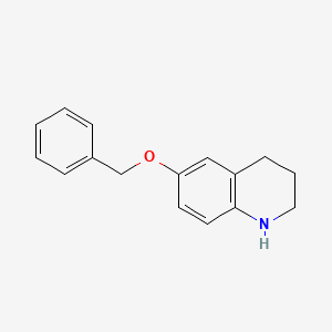 molecular formula C16H17NO B3386794 6-(Benzyloxy)-1,2,3,4-tetrahydroquinoline CAS No. 75893-80-0