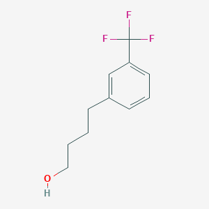 molecular formula C11H13F3O B3386795 4-[3-(Trifluoromethyl)phenyl]butan-1-ol CAS No. 75906-37-5