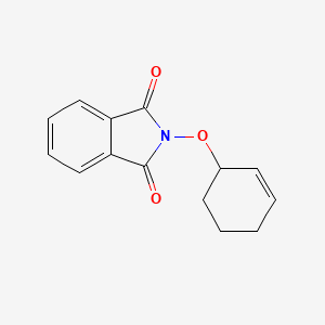 molecular formula C14H13NO3 B3386809 2-[(Cyclohex-2-en-1-yl)oxy]-1H-isoindole-1,3(2H)-dione CAS No. 76029-42-0