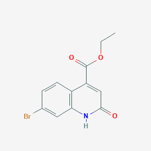 molecular formula C12H10BrNO3 B3386835 Ethyl 7-bromo-2-oxo-1,2-dihydroquinoline-4-carboxylate CAS No. 762260-64-0