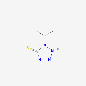 molecular formula C4H8N4S B3386840 1-(propan-2-yl)-1H-1,2,3,4-tetrazole-5-thiol CAS No. 7624-32-0
