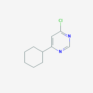 molecular formula C10H13ClN2 B3386884 4-Chloro-6-cyclohexylpyrimidine CAS No. 768397-45-1