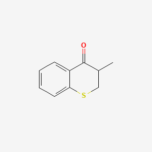 molecular formula C10H10OS B3386908 Thiochroman-4-one, 3-methyl- CAS No. 771-17-5