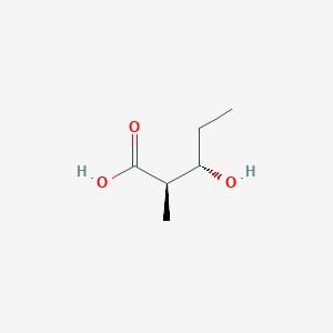 molecular formula C6H12O3 B3386917 (2R,3S)-2-Methyl-3-hydroxyvaleric acid CAS No. 77302-11-5
