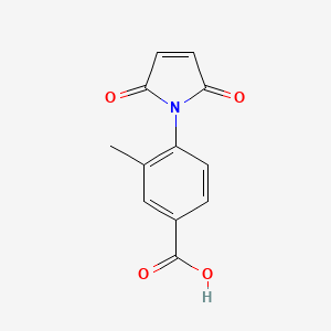 molecular formula C12H9NO4 B3386939 4-(2,5-dioxo-2,5-dihydro-1H-pyrrol-1-yl)-3-methylbenzoic acid CAS No. 777920-31-7
