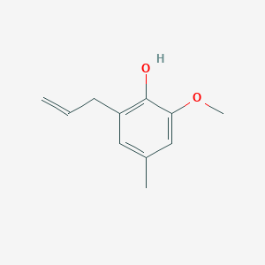 molecular formula C11H14O2 B3386948 2-Methoxy-4-methyl-6-(prop-2-en-1-yl)phenol CAS No. 77879-82-4