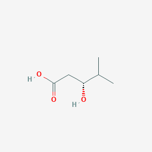 molecular formula C6H12O3 B3386953 (R)-3-hydroxy-4-methylpentanoic acid CAS No. 77981-87-4