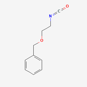 molecular formula C10H11NO2 B3386997 Benzene, [(2-isocyanatoethoxy)methyl]- CAS No. 78407-19-9