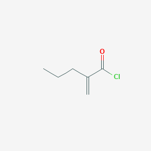 molecular formula C6H9ClO B3387005 2-methylidenepentanoyl Chloride CAS No. 78450-85-8