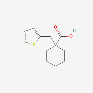 1-[(Thiophen-2-yl)methyl]cyclohexane-1-carboxylic acid