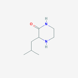 3-(2-Methylpropyl)piperazin-2-one