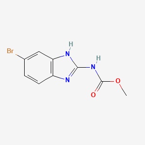 molecular formula C9H8BrN3O2 B3387048 methyl N-(6-bromo-1H-benzimidazol-2-yl)carbamate CAS No. 78695-17-7