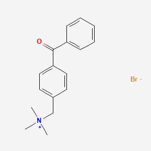 molecular formula C17H20BrNO B3387055 (p-Benzoylbenzyl)trimethylammonium bromide CAS No. 78697-24-2