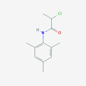 molecular formula C12H16ClNO B3387080 2-chloro-N-mesitylpropanamide CAS No. 790232-13-2