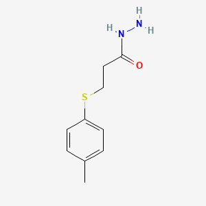 molecular formula C10H14N2OS B3387096 3-[(4-Methylphenyl)thio]propanohydrazide CAS No. 790270-94-9