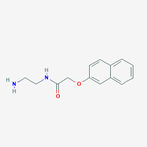 molecular formula C14H16N2O2 B033871 2-Naphthoxyacetic acid ethylene monoamide CAS No. 100927-97-7