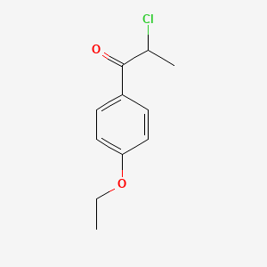 molecular formula C11H13ClO2 B3387101 2-氯-1-(4-乙氧基苯基)丙انون CAS No. 790270-99-4