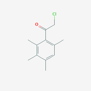 molecular formula C12H15ClO B3387145 2-氯-1-(2,3,4,6-四甲基苯基)乙烷-1-酮 CAS No. 790725-78-9