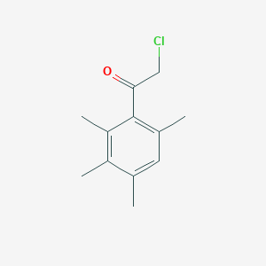 molecular formula C12H15ClO B3387145 2-Chloro-1-(2,3,4,6-tetramethylphenyl)ethan-1-one CAS No. 790725-78-9