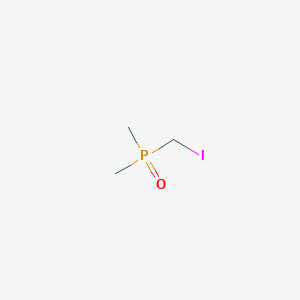 molecular formula C3H8IOP B3387166 (Iodomethyl)(dimethyl)oxo-lambda~5~-phosphane CAS No. 79338-90-2