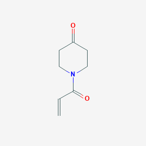 molecular formula C8H11NO2 B3387195 1-Acryloylpiperidin-4-one CAS No. 79404-69-6