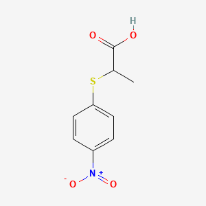 molecular formula C9H9NO4S B3387228 2-[(4-Nitrophenyl)sulfanyl]propanoic acid CAS No. 794582-38-0