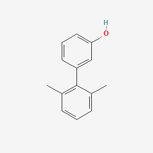 molecular formula C14H14O B3387277 3-(2,6-Dimethylphenyl)phenol CAS No. 799285-84-0