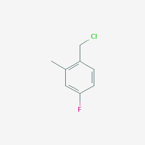 molecular formula C8H8ClF B3387285 1-(Chloromethyl)-4-fluoro-2-methylbenzene CAS No. 80141-92-0