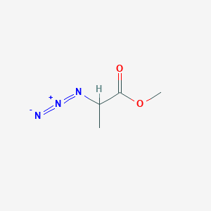 molecular formula C4H7N3O2 B3387366 Methyl 2-azidopropanoate CAS No. 81629-61-0