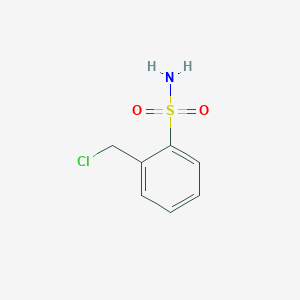 molecular formula C7H8ClNO2S B3387367 2-(Chloromethyl)benzenesulfonamide CAS No. 81629-77-8