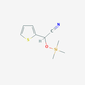 2-(Thiophen-2-yl)-2-[(trimethylsilyl)oxy]acetonitrile