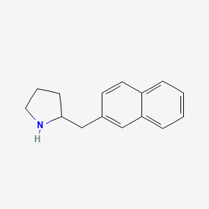 molecular formula C15H17N B3387422 2-(Naphthalen-2-ylmethyl)pyrrolidine CAS No. 82589-44-4