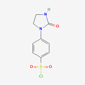 B3387445 4-(2-Oxoimidazolidin-1-yl)benzenesulfonyl chloride CAS No. 827579-44-2
