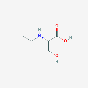molecular formula C5H11NO3 B3387484 L-Serine, N-ethyl- CAS No. 83293-50-9
