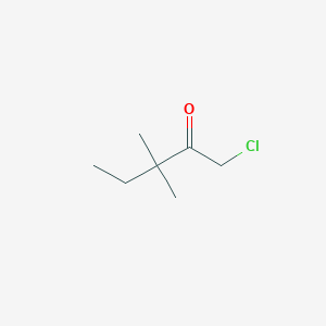 molecular formula C7H13ClO B3387492 1-氯-3,3-二甲基戊烷-2-酮 CAS No. 83391-82-6