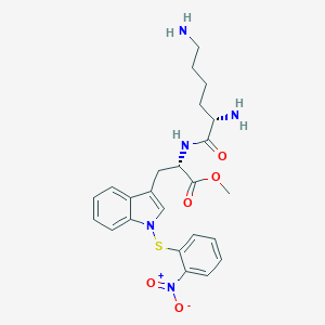 B033875 H-Lysyl-2-(2-nitrophenylsulfenyl)tryptophan methyl ester CAS No. 109064-70-2