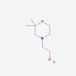 molecular formula C8H17NO2 B3387504 2-(2,2-Dimethylmorpholino)ethanol CAS No. 83497-79-4