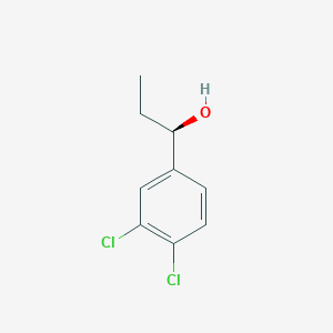 molecular formula C9H10Cl2O B3387514 (1R)-1-(3,4-dichlorophenyl)propan-1-ol CAS No. 837417-11-5