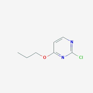 molecular formula C7H9ClN2O B3387517 2-Chloro-4-propoxypyrimidine CAS No. 83774-10-1