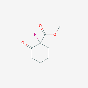 molecular formula C8H11FO3 B3387529 Methyl 1-fluoro-2-oxocyclohexane-1-carboxylate CAS No. 84131-42-0