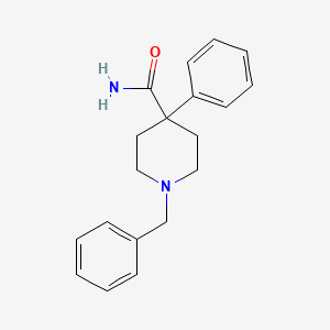 molecular formula C19H22N2O B3387536 1-Benzyl-4-phenylpiperidine-4-carboxamide CAS No. 84176-76-1