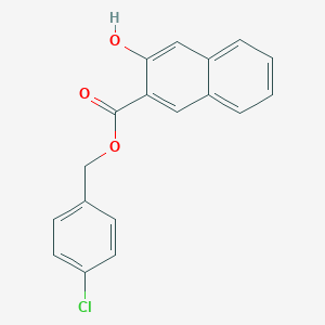 molecular formula C18H13ClO3 B338754 4-Chlorobenzyl 3-hydroxy-2-naphthoate 