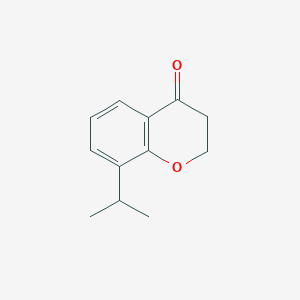 molecular formula C12H14O2 B3387551 8-(propan-2-yl)-3,4-dihydro-2H-1-benzopyran-4-one CAS No. 844849-90-7