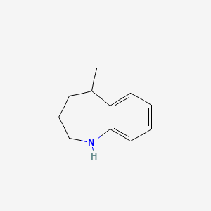 molecular formula C11H15N B3387568 5-Methyl-2,3,4,5-tetrahydro-1H-1-benzazepine CAS No. 847173-24-4
