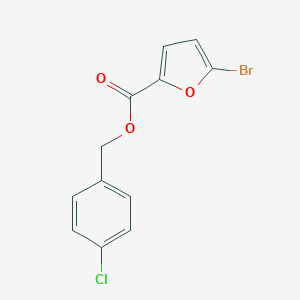 molecular formula C12H8BrClO3 B338758 4-Chlorobenzyl 5-bromo-2-furoate 
