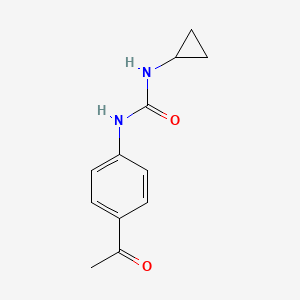 molecular formula C12H14N2O2 B3387580 1-(4-Acetylphenyl)-3-cyclopropylurea CAS No. 847477-50-3