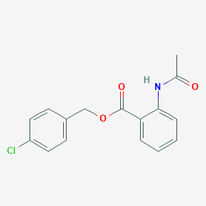 molecular formula C16H14ClNO3 B338760 4-Chlorobenzyl 2-(acetylamino)benzoate 