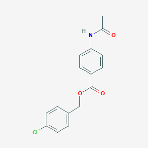 molecular formula C16H14ClNO3 B338761 4-Chlorobenzyl 4-(acetylamino)benzoate 