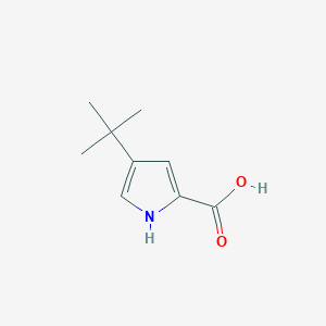 1H-Pyrrole-2-carboxylic acid, 4-(1,1-dimethylethyl)-